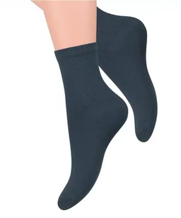 SKARPETY STEVEN 037 GL (kolor granat, rozmiar 35-37) - Skarpetki damskie - miniaturka - grafika 3
