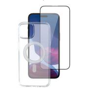 Etui i futerały do telefonów - 4SMARTS Etui UltiMag Case + Szkło hartowane X-Pro do Apple iPhone 14 Pro Max Przezroczysty - miniaturka - grafika 1