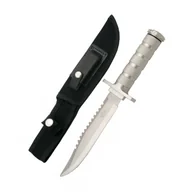 Noże - Nóż taktyczny z zestawem survivalowym Amont Decor Habitat - srebrny - miniaturka - grafika 1