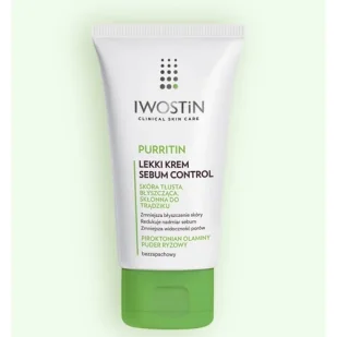 Iwostin Purritin lekki krem sebum control 60 ml - Kremy do twarzy - miniaturka - grafika 1