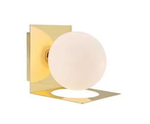 Markslojd kinkiet łazienkowy Zenit 1L mosiądz/opal IP44 108085 - Lampy ścienne - miniaturka - grafika 1