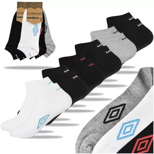Umbro Skarpety Męskie Stopki Trainer Bawełniane SK291 6 par 43/46 - Skarpetki męskie - miniaturka - grafika 1