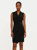 Sukienki - Rinascimento Sukienka koktajlowa 1000769140961 Czarny Regular Fit - miniaturka - grafika 1