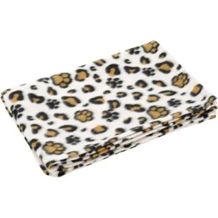 FIT+FUN Kocyk z polaru Panterka i łapki M - Pozostałe akcesoria dla psów - miniaturka - grafika 1