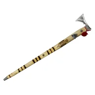 Dodatki do strojów karnawałowych - CIUPAGA GÓRAL DREWNIANA SREBRNA 52cm - miniaturka - grafika 1