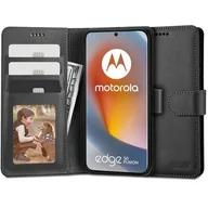 Etui i futerały do telefonów - Etui MOTOROLA MOTO EDGE 50 FUSION 5G Tech-Protect Wallet czarne - miniaturka - grafika 1