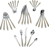 Zestawy sztućców - Ritzenhoff 30szt Beauty zestaw sztućców taupe dla 6 osób nóż widelec łyżka - miniaturka - grafika 1