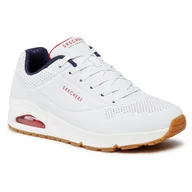 Półbuty męskie - Sneakersy Skechers Stand On Air 52458/WNVR White/Navy/Red - miniaturka - grafika 1