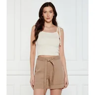 Koszulki i topy damskie - GUESS Top SAGE Cropped Fit - miniaturka - grafika 1