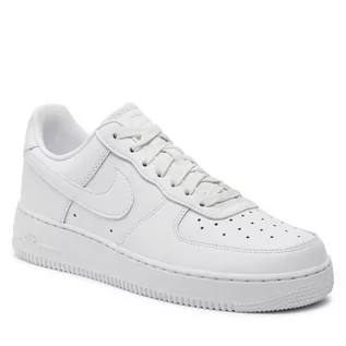 Półbuty męskie - Buty Nike Air Force 1 '07 Fresh DM0211 100 White/White/White - grafika 1