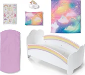 Akcesoria dla lalek - Baby Born Zapf BABY born Regenbogen Bett - miniaturka - grafika 1