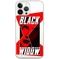 Etui i futerały do telefonów - ERT GROUP etui na telefon Xiaomi REDMI 10, case oryginalny i oficjalnie licencjonowany przez Marvel, wzór Czarna Wdowa 012, plecki z TPU częściowo przeźroczyste - miniaturka - grafika 1