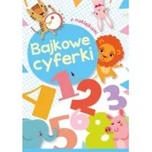 Książki edukacyjne - Skrzat Bajkowe cyferki z naklejkami Wiesław Drabik Agata Nowak - miniaturka - grafika 1