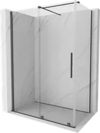 Kabiny prysznicowe - Mexen Velar kabina prysznicowa rozsuwana 160x80 cm, transparent, gun gray szczotkowany - 871-160-080-01-66 - miniaturka - grafika 1