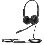 Słuchawki - Yealink UH34 SE Stereo/Dual Teams USB-A  Czarny - miniaturka - grafika 1