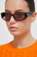 Okulary przeciwsłoneczne - VOGUE okulary przeciwsłoneczne damskie kolor fioletowy - Vogue - miniaturka - grafika 1