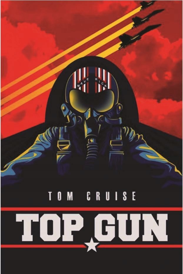 PODKŁADKA POD MYSZ Z Nadrukiem 22x18 cm TOP GUN Maverick Tom Cruise Prezent