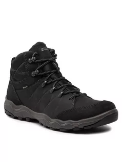 Buty trekkingowe męskie - ECCO Męskie buty trekkingowe Ulterra M BlackBlack Ankle Boot Hiking, czarny, 42 EU - grafika 1
