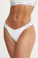 Stroje kąpielowe - Calvin Klein figi kąpielowe kolor biały - miniaturka - grafika 1