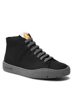 Sneakersy damskie - Camper Sneakersy Peu Touring K400374-009 Czarny - miniaturka - grafika 1