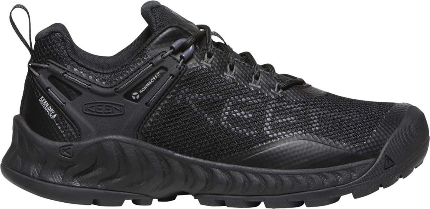 Buty trekkingowe damskie Keen Nxis Evo Wp niskie wodoodporne czarne 35