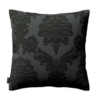 Poszewki na poduszki - Dekoria Poszewka Kinga na poduszkę czarny 43x43 cm Damasco 100-613-32 - miniaturka - grafika 1