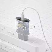 Ładowarki do telefonów - Ładowarka sieciowa Dudao 20W USB-C - biała - miniaturka - grafika 1