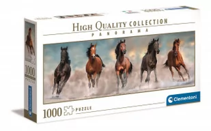 Clementoni Puzzle 1000 el Panorama HQ Horses 8901-uniw - Puzzle - miniaturka - grafika 3