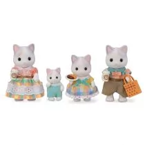 Sylvanian Families Rodzina kotów Latte Cat Family 5738 - Figurki dla dzieci - miniaturka - grafika 1