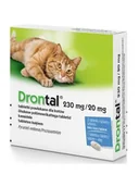 Artykuły przeciw pasożytom - Bayer Drontal dla kotów 2tabl. - środek przeciwpasożytniczy 11485 - miniaturka - grafika 1