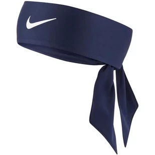 Opaska Nike Dri-Fit Head Tie 4.0 (kolor Granatowy) - Ozdoby do włosów - miniaturka - grafika 1