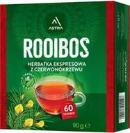 Herbata - Astra Rooibos 60 torebek herbata ekspresowa czerwonokrzew - miniaturka - grafika 1