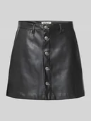 Spódnice - Spódnica mini o ktoju regular fit z imitacji skóry model ‘AMAZING-LIORA' - miniaturka - grafika 1