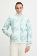 Bluzy damskie - Helly Hansen bluza polarowa IMPERIAL damska kolor turkusowy gładka 63373 - miniaturka - grafika 1