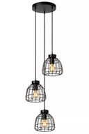 Lampy sufitowe - Filox lampa wisząca 3-punktowa czarna 00429/13/30 - miniaturka - grafika 1