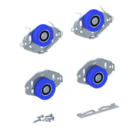 Meble modułowe i akcesoria - Zestaw wózków do dodatkowego skrzydła drzwi przesuwnych Eta Spaceo - miniaturka - grafika 1