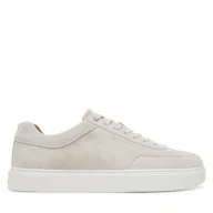 Sneakersy męskie - Sneakersy Calvin Klein Clean Cup Low Laceup Oxf Su HM0HM01880 Beżowy - miniaturka - grafika 1