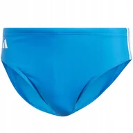 Kąpielówki męskie - Slipy kąpielowe męskie adidas Classic 3-Stripes niebieskie IM1058 4 - miniaturka - grafika 1
