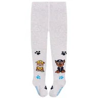Rajstopy - Szare rajstopy niemowlęce PAW PATROL z certyfikatem OEKO-TEX 3-6 m 68 cm - miniaturka - grafika 1