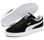 Sneakersy damskie - Buty Sportowe Suede Classic+ R.36 Czarne Sneakersy - miniaturka - grafika 1