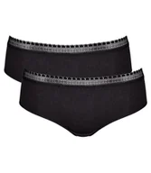 Majtki damskie - 2 x Majtki damskie sloggi GO Ribbed Hipster C2P-L - miniaturka - grafika 1