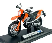 Samochody i pojazdy dla dzieci - WELLY KTM 690 ENDURO 1:18 SAMOCHÓD NOWY METALOWY MODEL - miniaturka - grafika 1