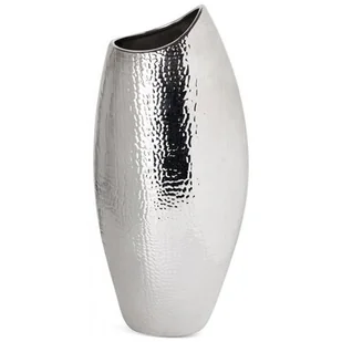 Wazon Z Dolomitu Erna Glamour 20X13X46 Srebrny - Wazony i flakony - miniaturka - grafika 1