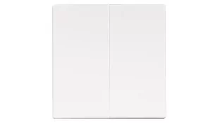 Eaton xcomfort radiowy przełącznik kołyskowy, 2-krotnie neutralny, 55 X 55 MM, czysta biel matowa, cwiz-02/01 (126046) 126046 - Wyłączniki światła i elektryczne - miniaturka - grafika 1
