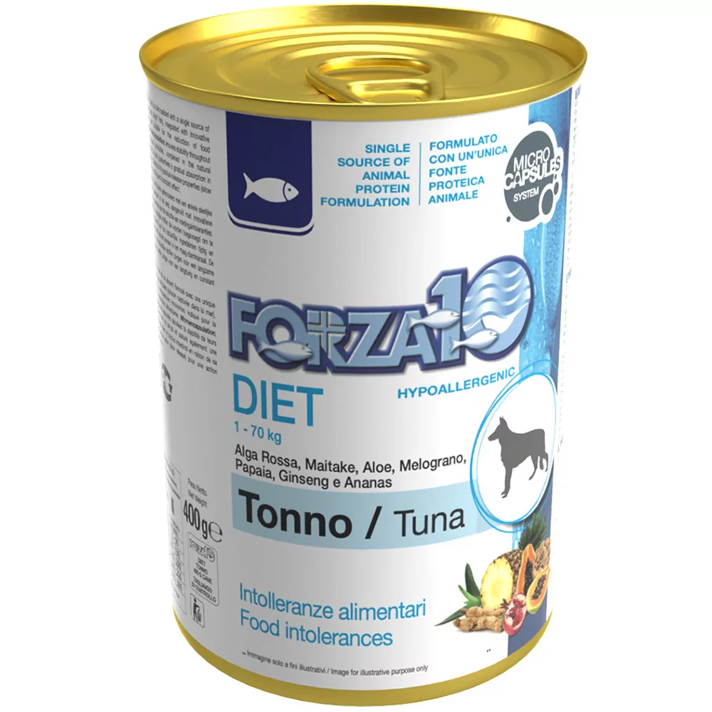 Forza10 Karma mokra dla psa Diet, tuńczyk, 400 g