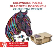 Puzzle - Puzzle Drewniane KOŃ XXL Prezent upominek - miniaturka - grafika 1