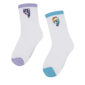 Skarpetki dla dzieci - Skarpety długie My Little Pony CEO-ACCCS-SS26-309MLP(2-PACK) Biały - miniaturka - grafika 1