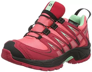 Buty dla chłopców - Salomon Unisex Xa Pro 3D buty do biegania w terenie, Pink Madder Pink Lotus Pink Lucite Green, 37 eu - grafika 1