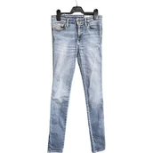 Spodnie damskie - Diesel Damskie Spodnie Wygodne Jeansowe Dżinsowe Stylowe Niebieskie Rozmiar 27/30 - miniaturka - grafika 1