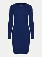 Sukienki - Pieces Sukienka dzianinowa Crista 17115048 Niebieski Slim Fit - miniaturka - grafika 1